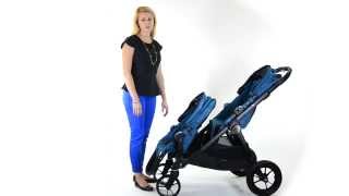 How to fold the City Select stroller when it is a double stroller