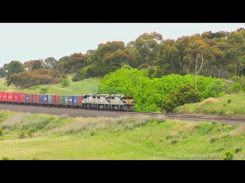 SCT / SBR 7922V Containers With VL Class Locomotives - PoathTV Australian Trains & Railways