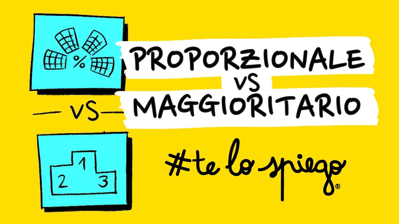 DIFFERENZE TRA PROPORZIONALE  E MAGGIORITARIO | #TELOSPIEGO