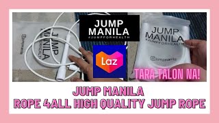 JUMP MANILA JUMP MANILA ROPE 4ALL HIGH QUALITY JUMP ROPE JUMP EXERCISE JUMP ROPE PH SUPPORT LOKAL