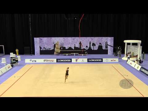 RIZATDINOVA Ganna (UKR) - 2014 Rhythmic Worlds, Izmir (TUR) - Qualifications Ribbon