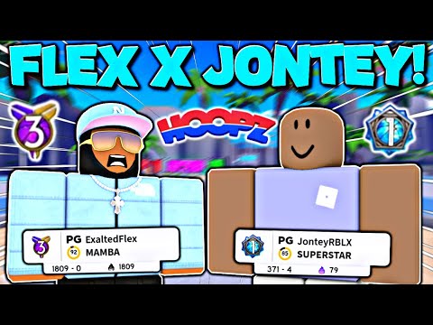 JONTEY & FLEXPLAYZ 2V2 TAKEOVER!😈 | (ROBLOX HOOPZ)