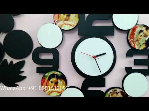 Sublimation MDF Wall Clock - Sublimation Blank Clocks