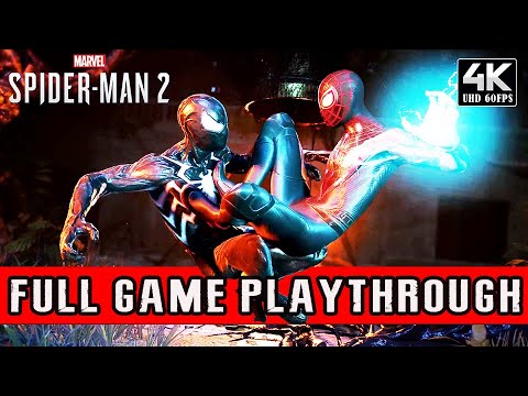 MARVEL'S SPIDER-MAN 2 PS5 - 100% FULL GAME (ALL SIDEQUESTS) Gameplay Walkthrough【4K60】NO COMMENTARY