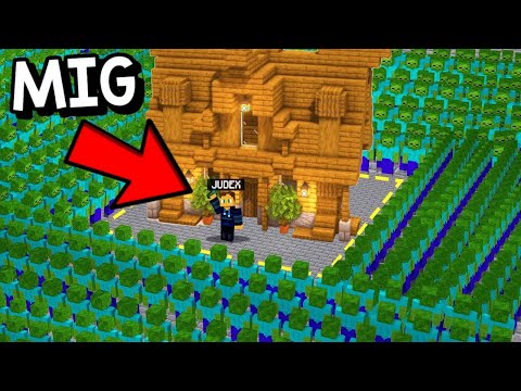 Sikreste Base vs 1000 MOBS i Minecraft!