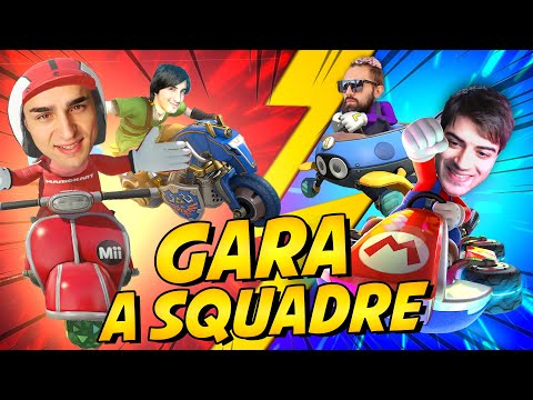 PER LA PRIMA VOLTA ALLEATI su MARIO KART 8! Team Mario vs Team WARIO!