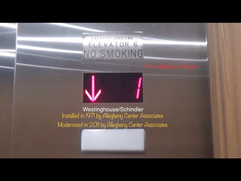 Westinghouse/Schindler Traction Elevator @ Two Allegheny Square - Pittsburgh, PA