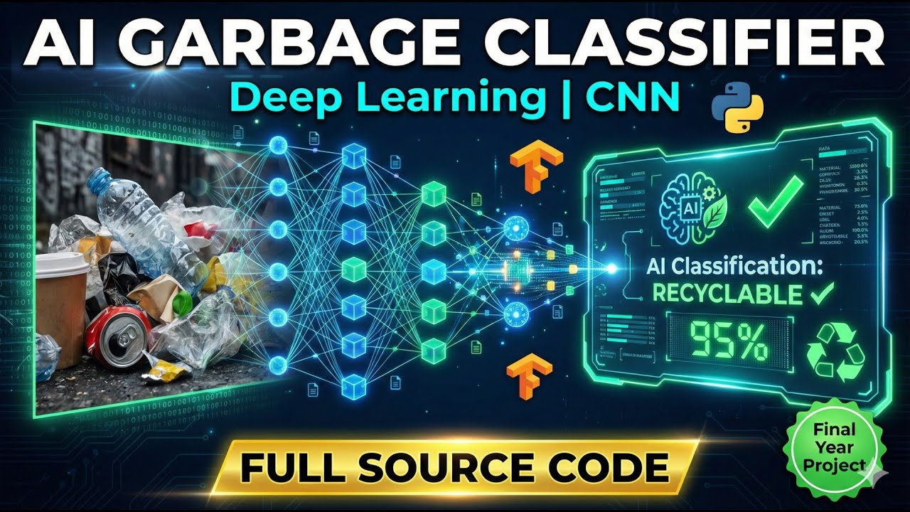 AI Garbage Classification System | Deep Learning CNN Project with Source Code