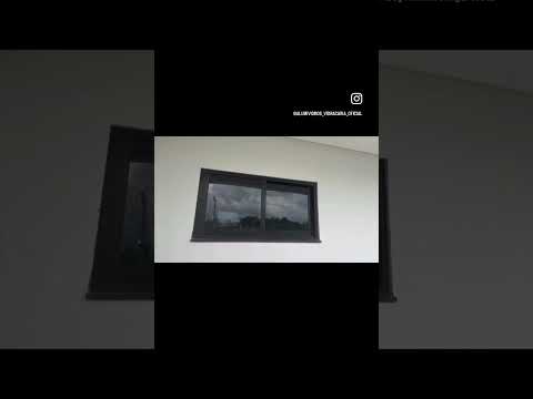 Instalação finalizada com sucesso ✅janelas + vitros em esquadria de alumínio preto.