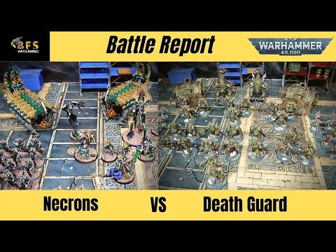 New Death Guard vs Necrons 9th Edition Warhammer 40k Battle Report.