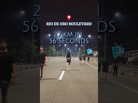 Rio de Oro Boulevard CDO's 2.7km in 56 seconds hyperlapse!