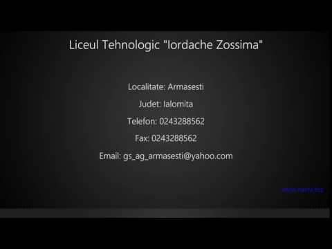 Liceul Tehnologic "Iordache Zossima" Armasesti