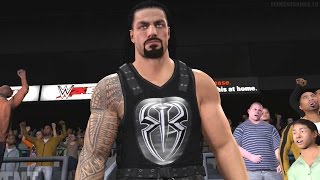 WWE 2K16: Roman Reigns and Dolph Ziggler Full Entrance Videos