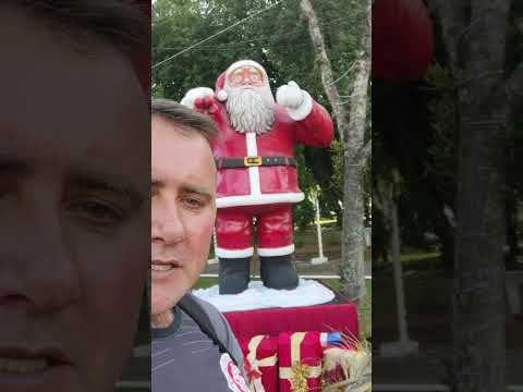 Vamos olhar a decoração de Natal na cidade de Vera Cruz , RS .... que linda imagem meus amigos