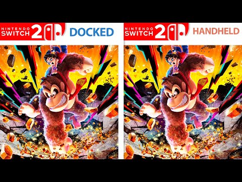 Donkey Kong Bananza | Switch 2 Tech Review | Dock & Hanheld Comparison & Performance