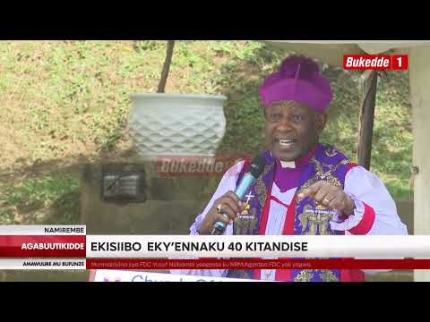 Agabuutikidde Abakulisitaayo bakubiriziddwa okweyisa obulungi mu kisiibo eky&rsquo;ennaku amakumi 40 ekita