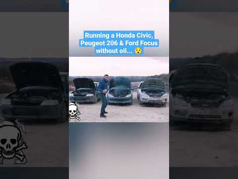 Running 3 cars with NO OIL!