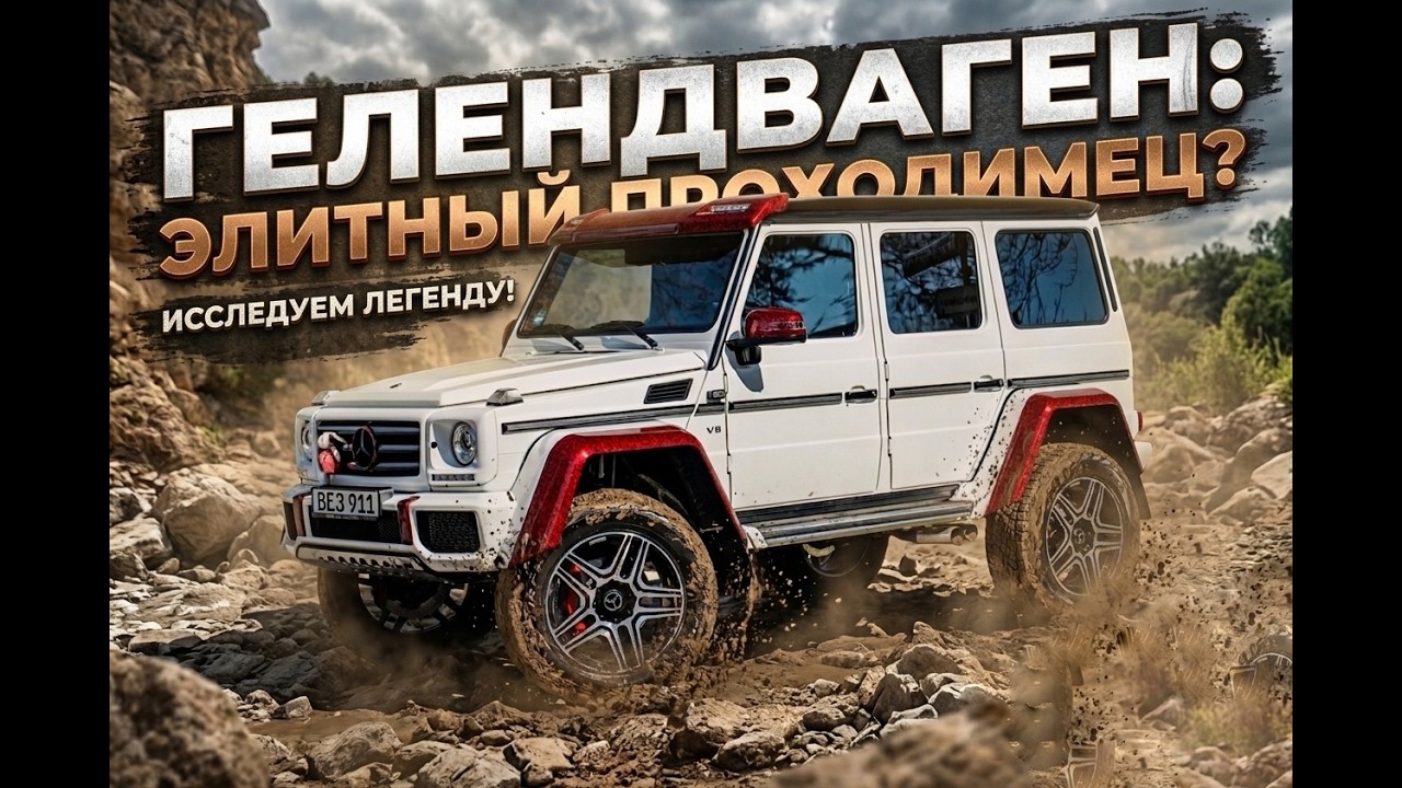 MB G500 4х4 самый БРУТАЛЬНЫЙ ГЕЛИК! Немецкий тестостерон в деле - Тест драйв и обз