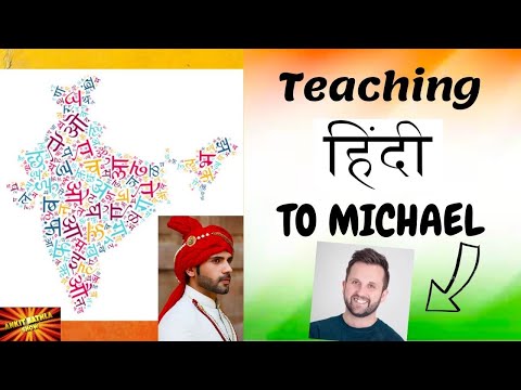 Teaching Hindi to my friend from London ..Learn Hindi with me? Learn simple hindi with Ankit Bathla
