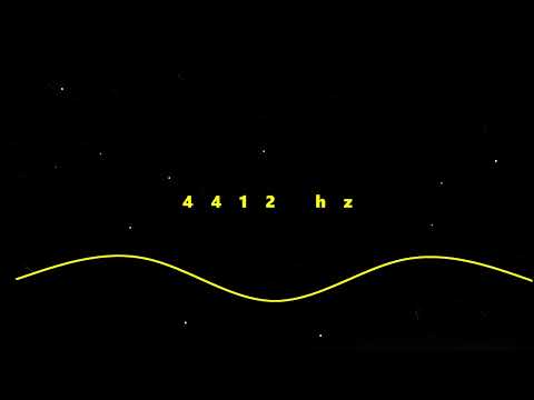 ⒽⓏ 4412 hz pure frequency tone  1 hour🔥🎵 🎧