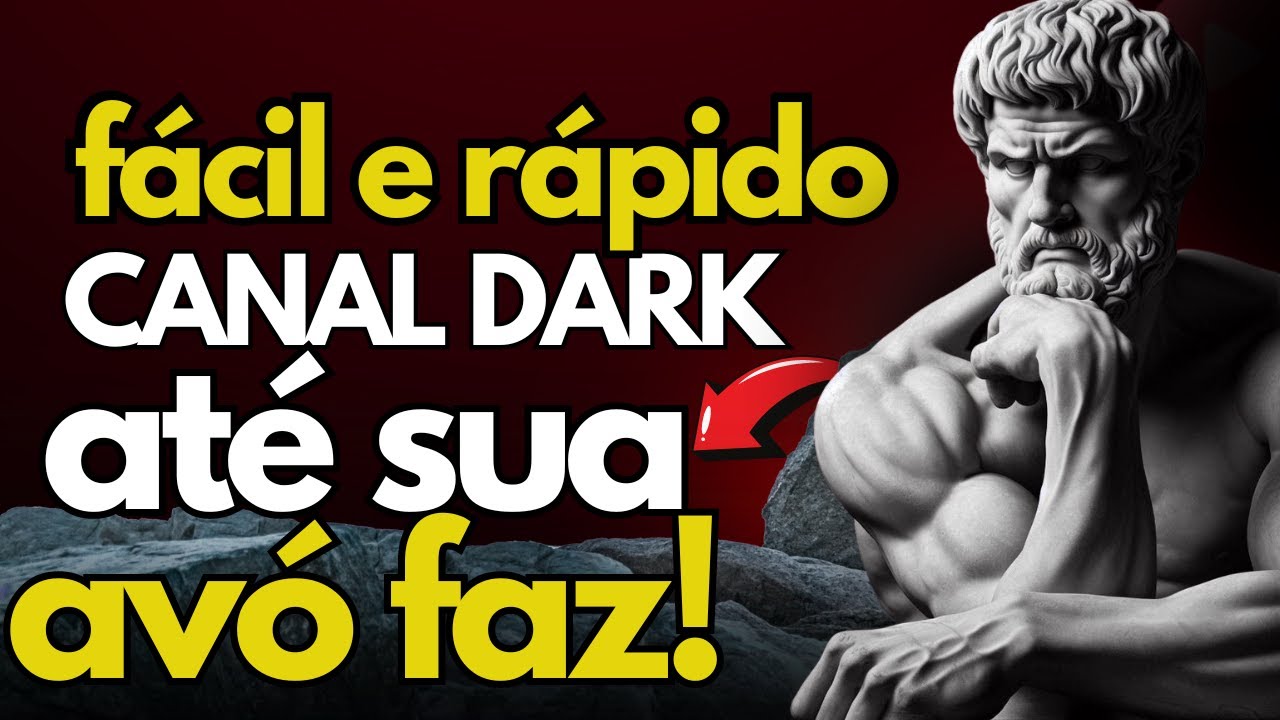 como fazer um canal de estoicismo para ganhar dinheiro com Youtube (tutorial completo)