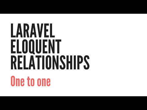 Laravel Eloquent Relationships One To One 3 6