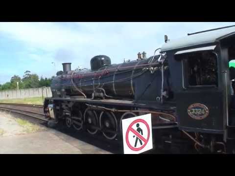 Vintage Train Rides: "Outeniqua Choo Tjoe" George to Mossel Bay, South Africa Video