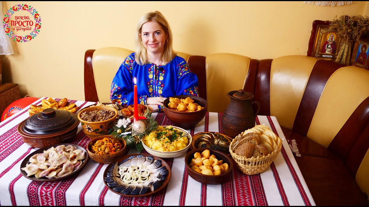 12 постных блюд на сочельник! С рождеством христовым! merry christmas