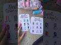 Paper Nails Style Salon Nails Papercraft Diy Craft Asmr Blindbag Papersquishy Shorts