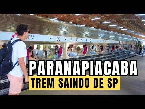 PARANAPIACABA de TREM saindo de SP: O que fazer, como comprar os ingressos e mais [4K]