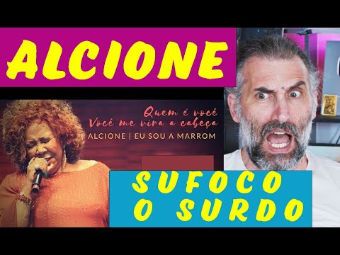 Sufoco / O surdo - Alcione - Ao vivo - singer reaction