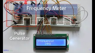 Make Frequency counter use PIC16F877A microcontroller and mikorC compiler