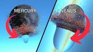 If Earth Crashes Water Planets