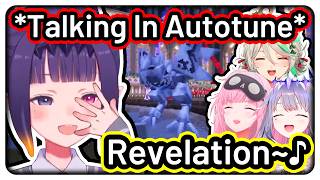 Ina Turns on Autotune During Boss Fight Making Cecilia, Calli, and Biboo Laugh So Hard【Hololive EN】