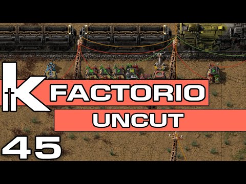 Factorio Uncut Ep 45 | The Supply Train Episode | Let's Play Factorio 0.17