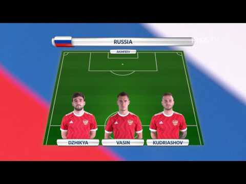Match 9: Mexico v Russia -Team Lineups - FIFA Confederations Cup 2017