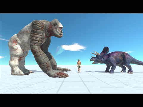 GORO & TRICERATOPS vs EVERY UNIT - Animal Revolt Battle Simulator