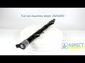 text_video Ansamblu șină combustibil 28252069 Delphi JCB 320/06872 Genuine 320/06872