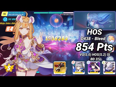Redlotus D438: HOS (Bleed) 854 Pts - VQ(S.0) HOS(S.2) SI BD 3* | Honkai 6.5