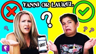 YANNI vs LAUREL! What Do YOU Hear? New Challenge with HobbyKidsTV