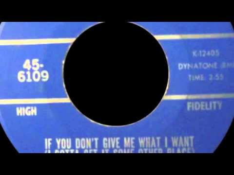 Video thumbnail for If You Don’t Give Me What I Want (I Gotta Get It Some Other Place)