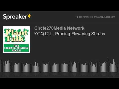 YGQ121 - Pruning Flowering Shrubs