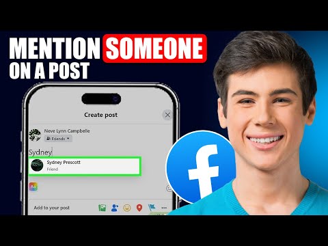 How To Mention Someone On A Facebook Post