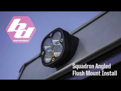 Squadron Angled Flush Mount Flat Panel LED Lights from Baja Designs #BajaDesigns