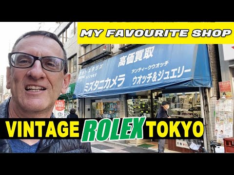 Favourite Shop for Vintage ROLEX watches in Tokyo