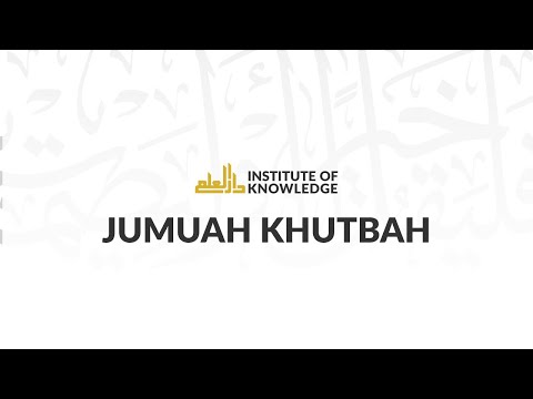 Shaykh Omar Husain | "Taming Technology" | IOK Khutbah | 1/3/2020