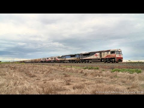 5PM9 SCT Freight Train - PoathTV Australian Railways