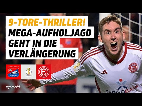 SpVgg Unterhaching - Fortuna Düsseldorf | DFB-Pokal 2. Runde Tore und Highlights