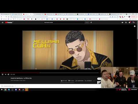 Coscu reacciona a Bad buny la última vez