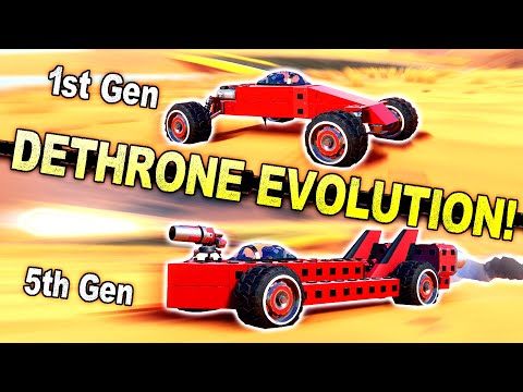 We Evolved Battlecars to Fight for the Crown in Dethrone! - Trailmakers Multiplayer